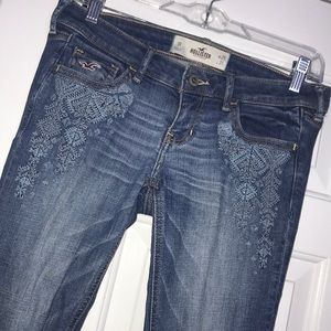 Hollister embroidered Jeans